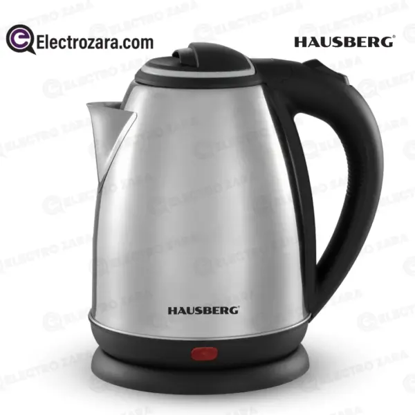 Hausberg HB-3615 Bouilloire Electrique en acier Inoxydable 1,8 Litres (1500W, 220-240V & 50 Hz)